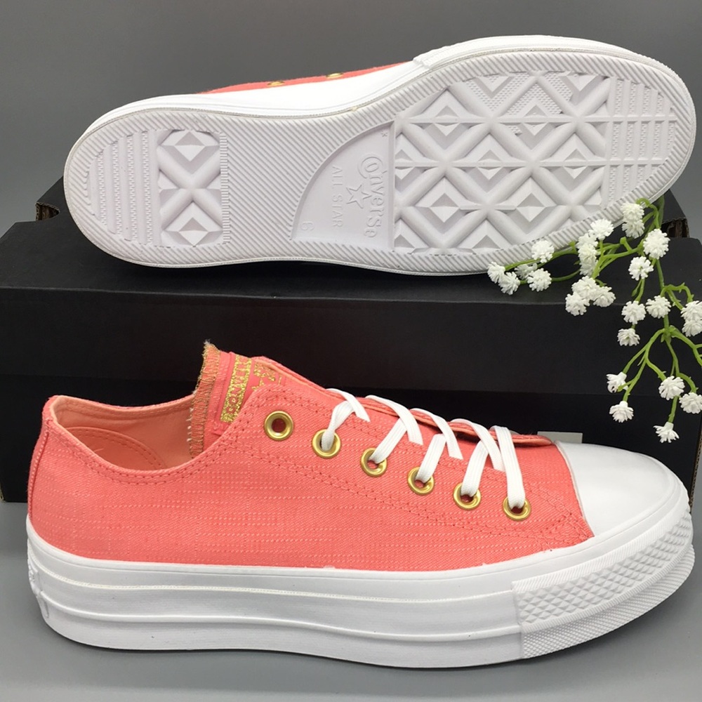 Converse CTAS LIFT OX pink/driftwood/white ••• - Picture 4 of 8